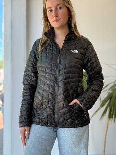 North Face Black Puffer Jacket, Large