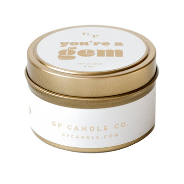 You're a Gem Just Because 4 oz. Candle Tin