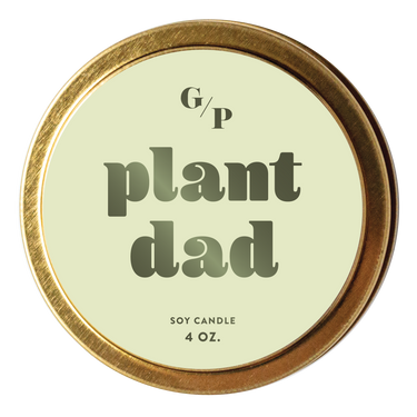 Plant Dad 4 oz. Candle Tin