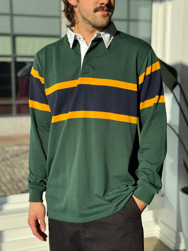 Withernot Green Rugby Shirt, Men's XL
