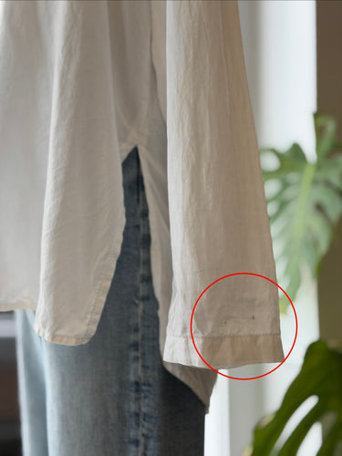 Leset White Button Up AS IS, Small