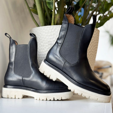 Dear Francis  Tony Black Leather Chelsea Boots , 39