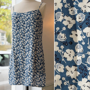 Reformation NWT Blue Floral Mini Dress, 8