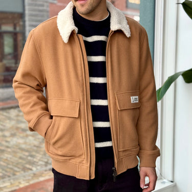 Octobers Very Own NWT Aviator Jacket Wool Blend Fully Lined, Mens XLarge