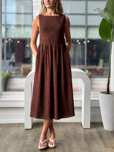 Hill House Brown Cosima Nap Dress, medium