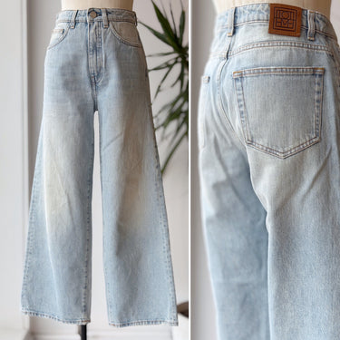 Toteme Flair Wide Leg Light Wash Jeans, 25