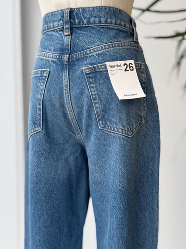 Reformation NWT Harriet Relaxed Straight Jeans, 26