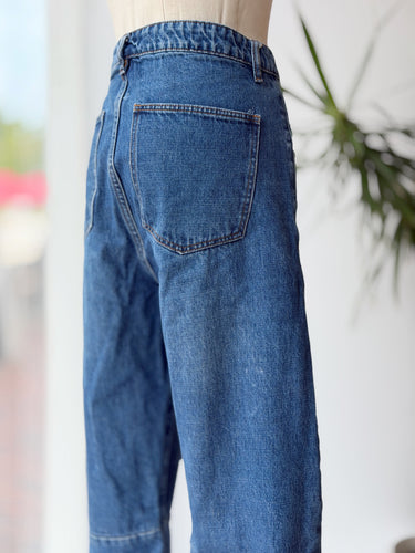 Roucha Crop Barrel Jeans, B - 6