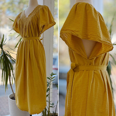 Christy Dawn AS IS Mustard Maribel Dress, XLarge