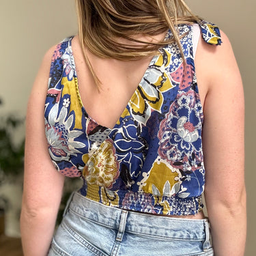 Free People NWT Ocean Combo Tank Top, Medium