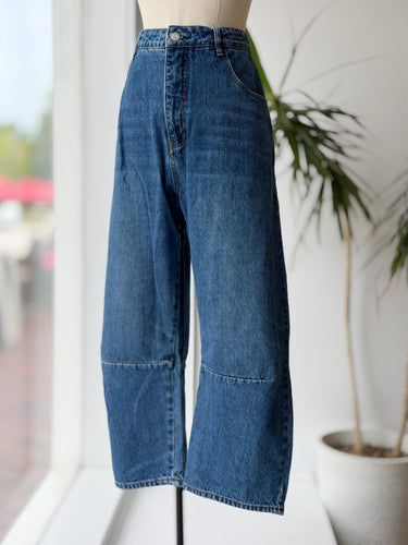 Roucha Crop Barrel Jeans, B - 6
