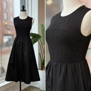 La Ligne Lilou Black Midi Dress, XXSmall