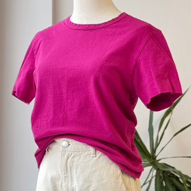 Jesse Kamm Magenta Basic T-Shirt, XS/S