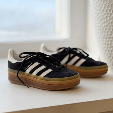 Adidas Gazelle Bold Shoes in Black, 39.5