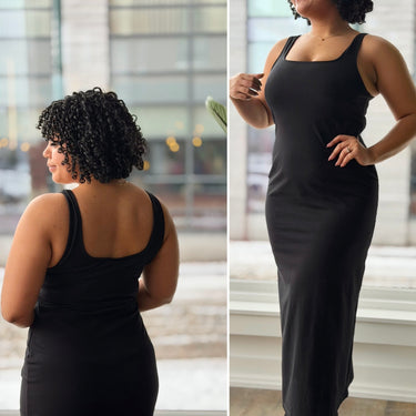 Rita Row  NWT Black Bodycon Midi Dress, XLarge