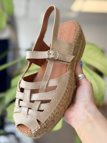 Naguisa Espadrille Fisherman Sandals, 39