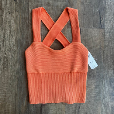 Abercrombie & Fitch NWT Orange Knit Top, small