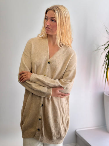 Lauren Manoogian Suri Alpaca Button Cardigan, 1/Small