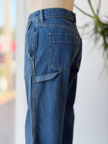 Vince Wide Leg Utility Jeans, 26