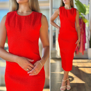 La Ligne Victoria Smocked Bodice Dress, Medium