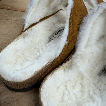 Birkenstock Arizona Shearling Lined Sandals, 39/8 narrow