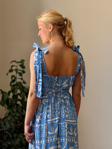 By The River Pottery Pattern Dress, Small
