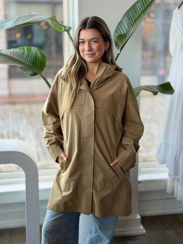 Lululemon Khaki Rain Coat