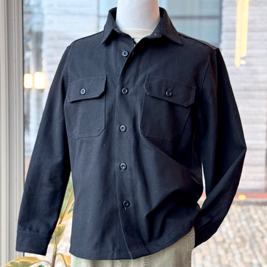 Taylor Stitch X Good Acre Black Shacket, Men's 42