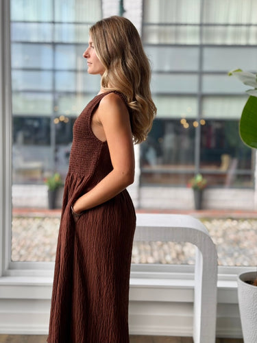 Hill House Brown Cosima Nap Dress, medium