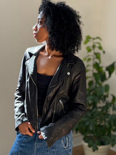 Madewell Washed Leather Jacket, Small