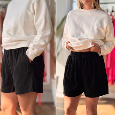 Wol Hide Black Pull On Shorts, Large