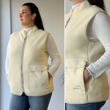 The Arrivals Sherpa Fleece Vest , Mens Large