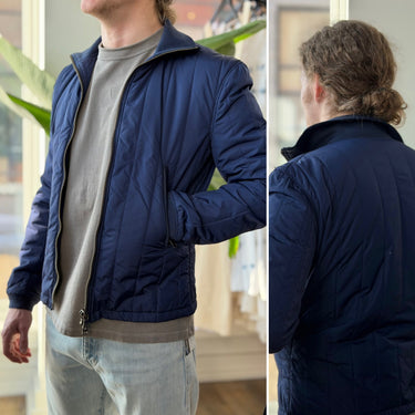 J.Lindberg Navy Quilted Jacket - as is, Men's XSmall