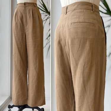 Reformation Linen Trouser Pants, 10
