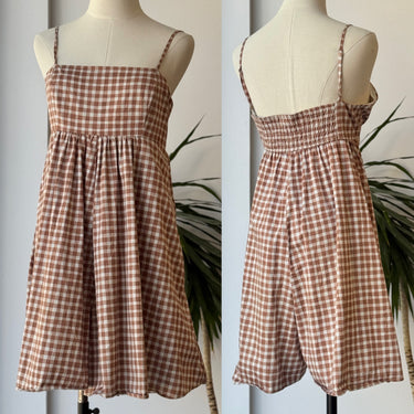 Hutch Bennett Gingham Romper, Small