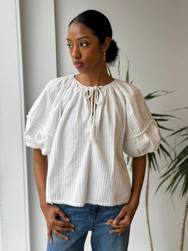 Ulla Johnson Laurenza Top in White, 6