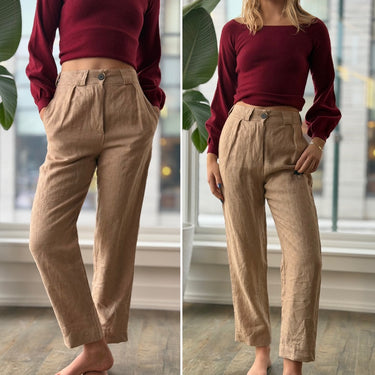 Mara Hoffman Organic Linen Trouser Pants, 4