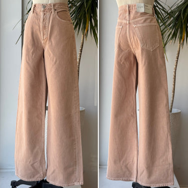 Agolde NWT Low Slung Baggy Jeans in Pink Salt, 25
