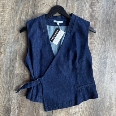 Humility Denim Wrap Vest, 38
