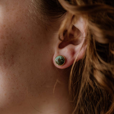 Hyalite Studs // Turquoise