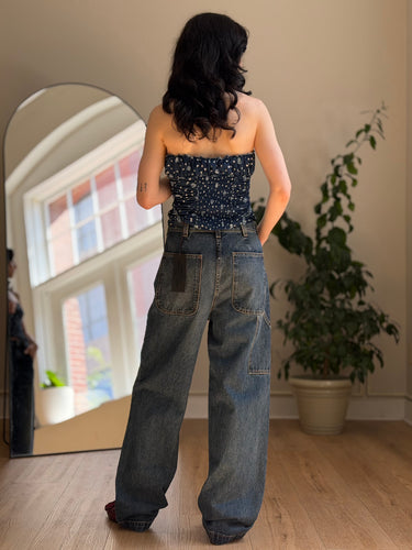 Nili Lotan NWT Aaron Jeans in Simon Wash, 26