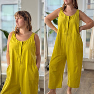 Ilana Kohn Cotton Linen Jumpsuit , XLarge