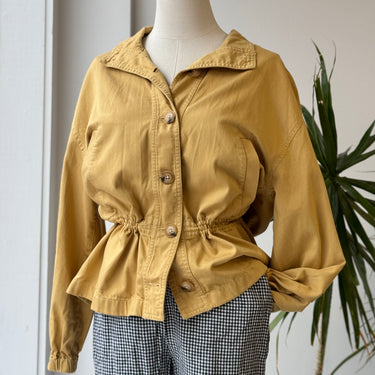 Madewell Yellow Highbury Military Jacket, Small