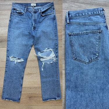 Agolde Distressed Knee Lana Jeans, 31
