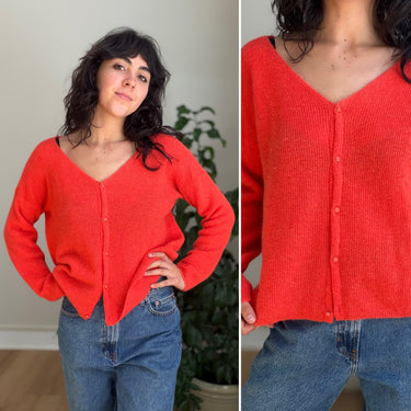 Sezane Barry Cardigan in Coral- as is, pre shrunk, Large