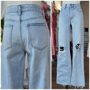 Favorite Daughter The Distressed Tommy Mid Rise BF Jeans, 27