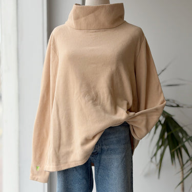 Dudley Stephens AS IS Peach Fleece Turtleneck, XXLarge