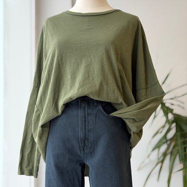Dorsea NWT Oversized Good Tee in Deep Green, One Size