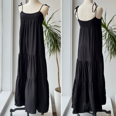 Natalie Martin Black Melanie Silk Dress Retails $469, XSmall