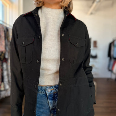 Filson Black Cotton Jacket as is , Small